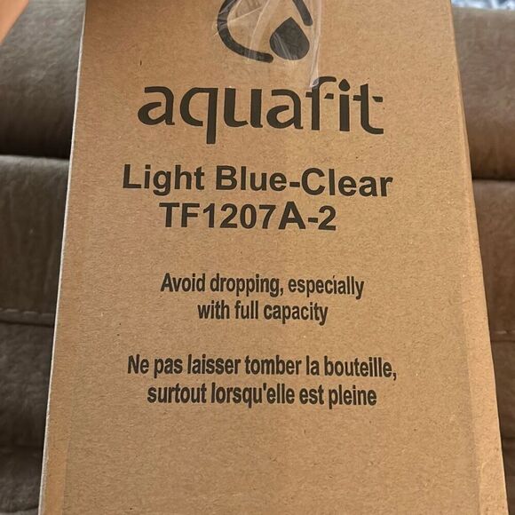 AQUAFIT 1 Gallon Water Bottle with Time Marker - Straw & Chug Lid - BPA Free Big - Picture 12 of 13